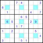 Судоку-центр 9х9 #42 трудный