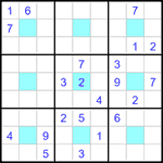 Судоку-центр 9х9 #43 трудный