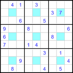 Судоку-центр 9х9 #45 трудный