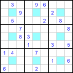 Судоку-центр 9х9 #36 очень трудный Судоку-центр 9х9 #36 очень трудный