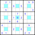 Судоку-центр 9х9 #38 очень трудный Судоку-центр 9х9 #38 очень трудный