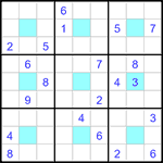 Судоку-центр 9х9 #39 очень трудный Судоку-центр 9х9 #39 очень трудный