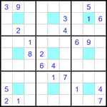 Судоку-центр 9х9 #41 очень трудный