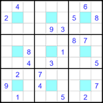 Судоку-центр 9х9 #42 очень трудный