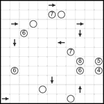 Угольник 11х11 #2 трудный