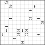 Угольник 11х11 #8 трудный