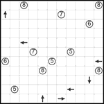 Угольник 11х11 #10 трудный