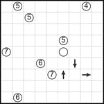 Угольник 9х9 #5 трудный