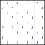 Судоку “Ход конем” 9х9 #41 легкий