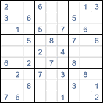 Судоку “Ход конем” 9х9 #45 легкий