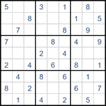 Судоку “Ход конем” 9х9 #50 легкий