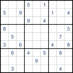 Судоку “Ход конем” 9х9 #41 средний