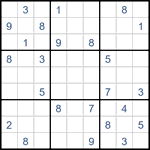 Судоку “Ход конем” 9х9 #42 средний