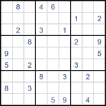 Судоку “Ход конем” 9х9 #48 средний