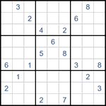 Судоку “Ход конем” 9х9 #42 очень трудный