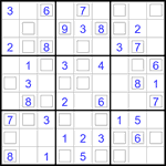 Судоку “Дуэт” 9х9 #37 легкий