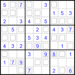 Судоку “Дуэт” 9х9 #39 легкий