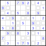 Судоку “Дуэт” 9х9 #41 легкий