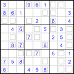 Судоку “Дуэт” 9х9 #44 легкий