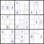 Судоку “Дуэт” 9х9 #39 средний