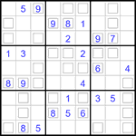 Судоку “Дуэт” 9х9 #41 средний