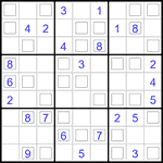 Судоку “Дуэт” 9х9 #44 средний