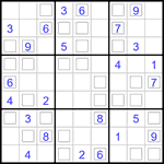 Судоку “Дуэт” 9х9 #45 средний