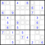 Судоку “Дуэт” 9х9 #47 средний