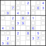 Судоку “Дуэт” 9х9 #48 средний