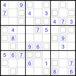 Судоку “Дуэт” 9х9 #49 средний