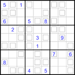 Судоку “Дуэт” 9х9 #36 трудный