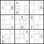 Судоку “Дуэт” 9х9 #38 трудный