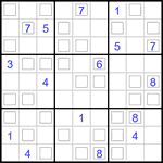 Судоку “Дуэт” 9х9 #40 трудный