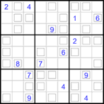 Судоку “Дуэт” 9х9 #42 трудный