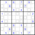 Судоку “Дуэт” 9х9 #37 очень трудный