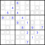 Судоку “Дуэт” 9х9 #40 очень трудный