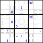 Судоку “Дуэт” 9х9 #42 очень трудный