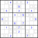 Судоку “Дуэт” 9х9 #48 очень трудный