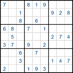 Судоку-соседи 9х9 #36 легкий Судоку-соседи 9х9 #36 легкий