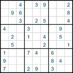 Судоку-соседи 9х9 #40 легкий Судоку-соседи 9х9 #40 легкий