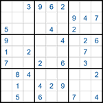 Судоку-соседи 9х9 #43 легкий