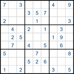 Судоку-соседи 9х9 #45 легкий