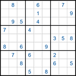 Судоку-соседи 9х9 #39 средний Судоку-соседи 9х9 #39 средний