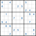 Судоку-соседи 9х9 #41 средний