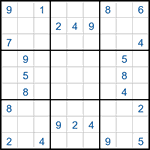 Судоку-соседи 9х9 #43 средний