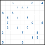 Судоку-соседи 9х9 #45 средний