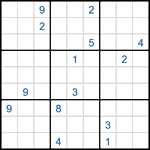 Судоку-соседи 9х9 #44 очень трудный