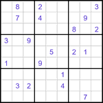 Судоку-отшельники 9х9 #41 легкий Судоку-отшельники 9х9 #41 легкий