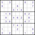 Судоку-отшельники 9х9 #45 легкий Судоку-отшельники 9х9 #45 легкий