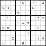 Судоку-отшельники 9х9 #44 средний Судоку-отшельники 9х9 #44 средний